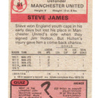 Purkkakuva Jalkapallo n:o 51 STEVE JAMES. MANCHESTER - pikkukuva 2