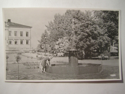 VANHA Postikortti Pori 1950-l Alkup.Mallikappale