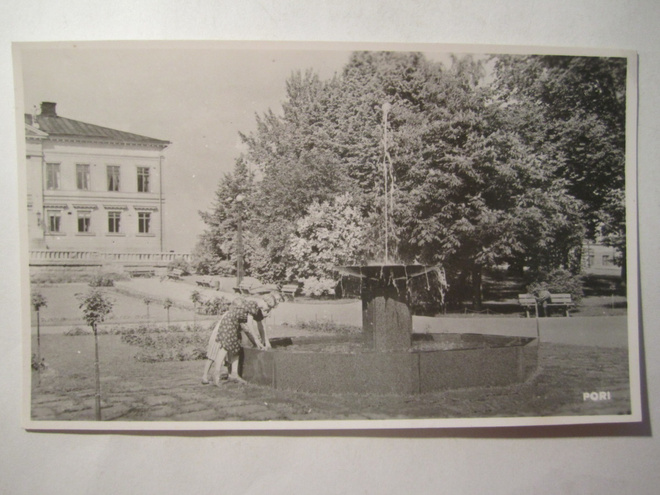 VANHA Postikortti Pori 1950-l Alkup.Mallikappale