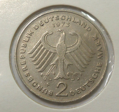 Saksa. 2 mark 1973F.