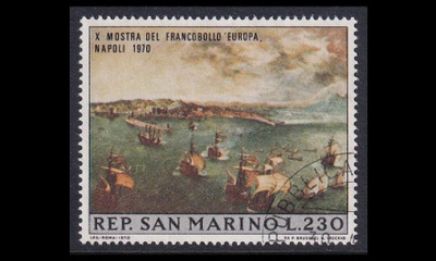 San Marino 954 o Postimerkkinäyttely Napoli (1970)