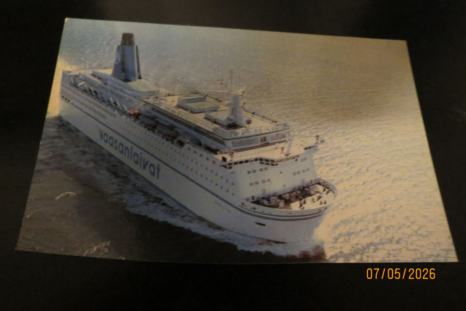 VAASANLAIVAT M/S WASA STAR 1982 KULKENUT KORTTI
