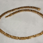 Greek Key Link Gold plated kaulakoru - pikkukuva 5
