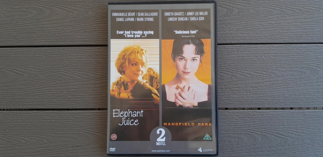 DVD: Elephant Juice (1999) + Mansfield Park (1999)