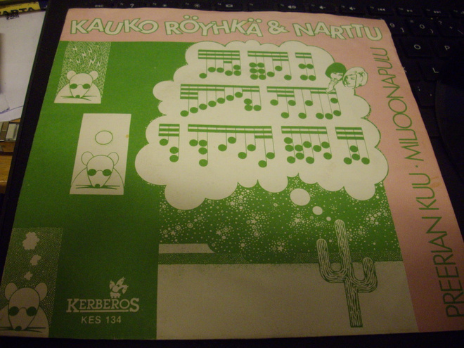 7" single Kauko Röyhkä & Narttu : Preerian kuu