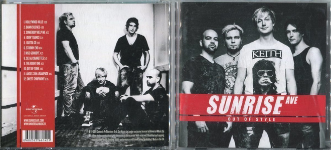 SUNRISE AVE " SAMU HABER " CD-LEVY . OUT OF STYLE