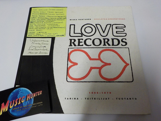 LOVE RECORDS KIRJA KUUDELLATOISTA LEGENDAN NIMMARILLA