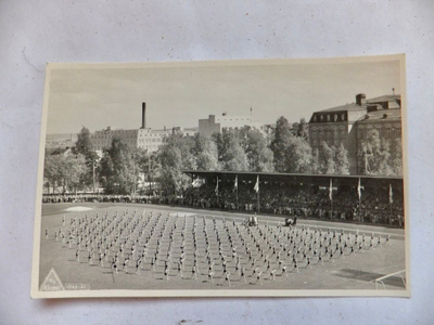 Postikortti Helsinki Eläintarhan Urheilukenttä Stadion 1940-