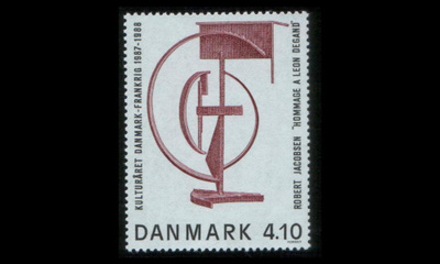 Tanska 928 ** Tanska-Ranska kulttuurivuosi (1988)