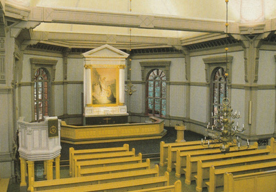 KIRKKOKORTTI - VIRTAIN KIRKKO - SISÄKUVA - 2