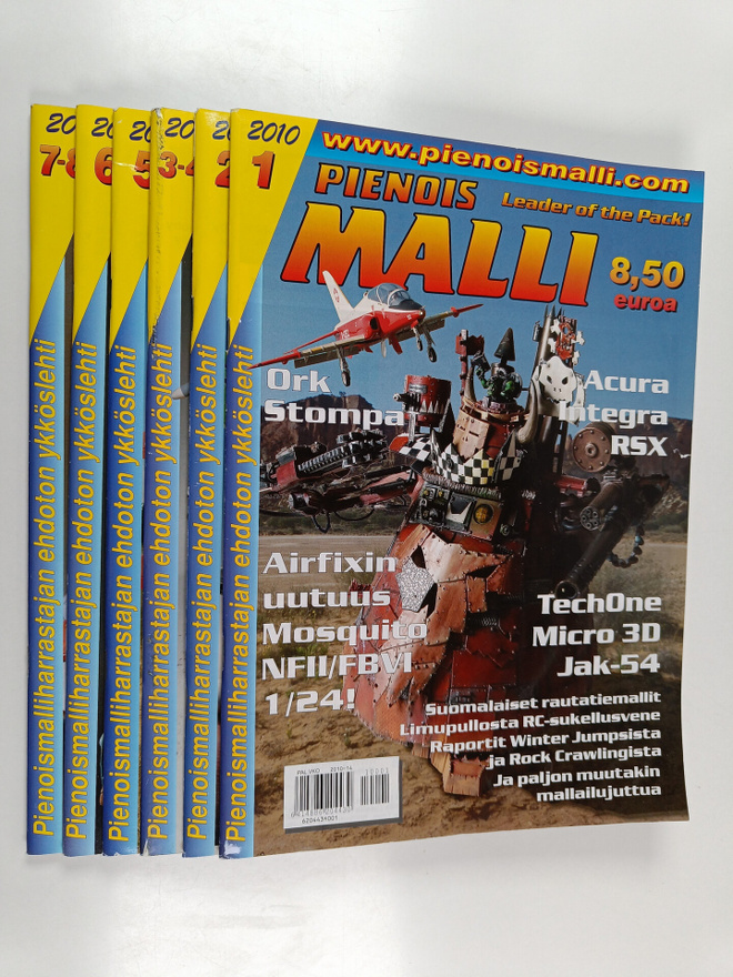 Pienoismalli vuosikerta 2010 (1-8)