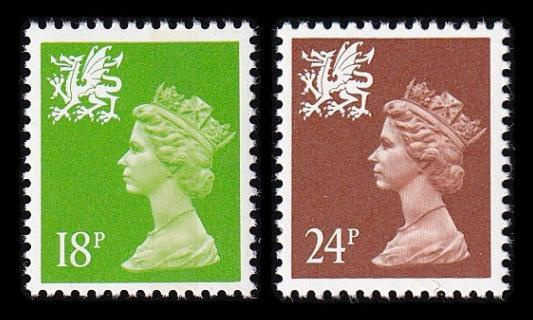 Iso-Britannia W_60-1A ** Wales Elisabeth (13¾:14¼) (1991)