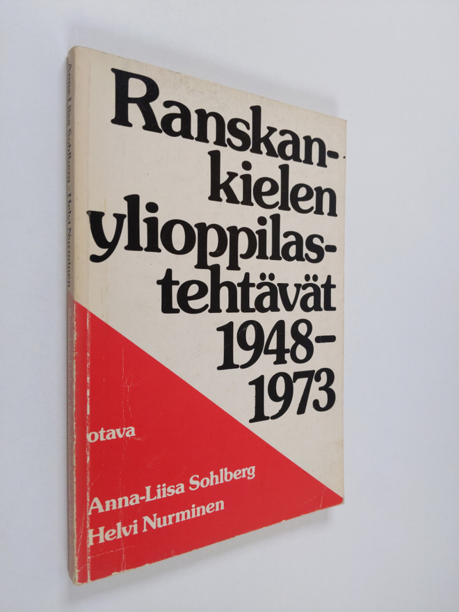 Anna-Liisa Sohlberg ym. : Ranskankielen ylioppilastehtävä...