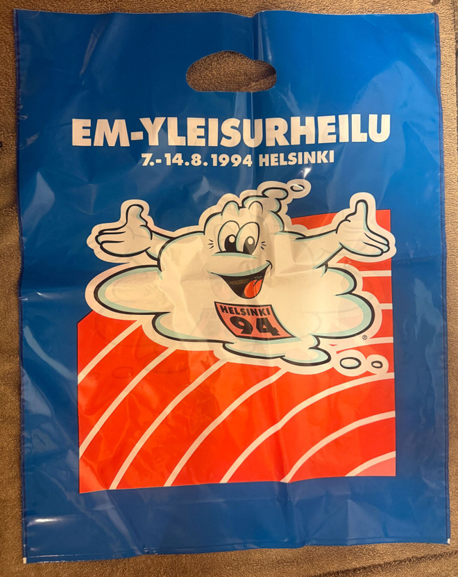 EM-YLEISURHEILU 1994 MUOVIKASSI UUDENVEROINEN