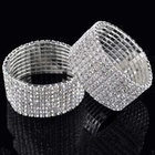 522 a .. 8 Rivinen Kaunis Joustava Crystal .. Rannekoru - pikkukuva 4