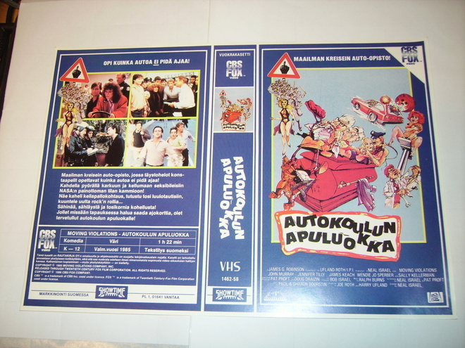 Vhs kansipaperi Fix - AUTOKOULUN APULUOKKA (Sis.postikulut)