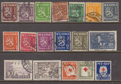 v.1930 Merkkejä leimattuna