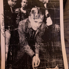 Flint -yhtyeen (Keith Flint) nimikirjoitukset paperilla - pikkukuva 1