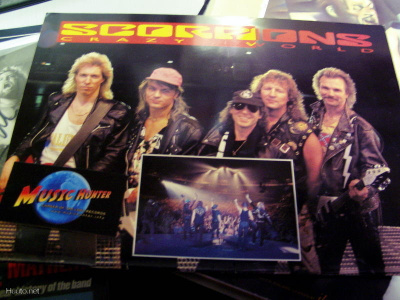 SCORPIONS - CRAZY WORLD KIERTUEKIRJA 90-91