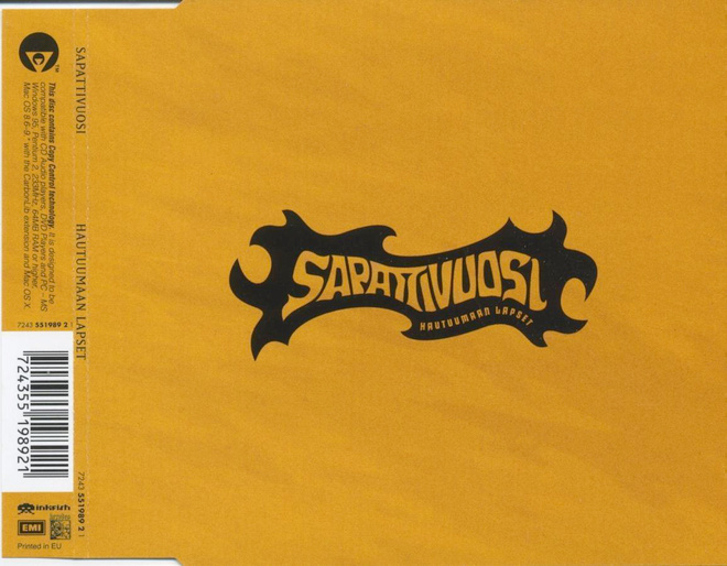 SAPATTIVUOSI Hautuumaan Lapset - 1 biisin CDS 2003