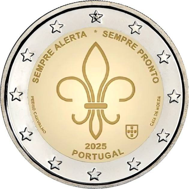 Portugali 2025 2 euro CC Partioliike unc