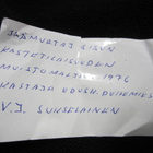 JM SISUN KASTETILAISUUDEN MUISTOMALA 1976 - pikkukuva 5