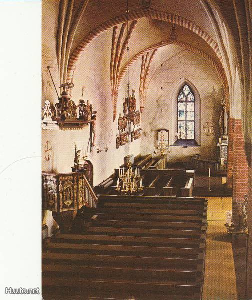 KIRKKOKORTTI - HOLLOLAN KIRKKO - SISÄKUVA - 1