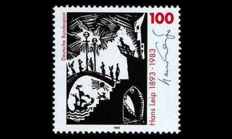 Saksa 1694 ** Hans Leip, kirjailija, graafikko (1993)