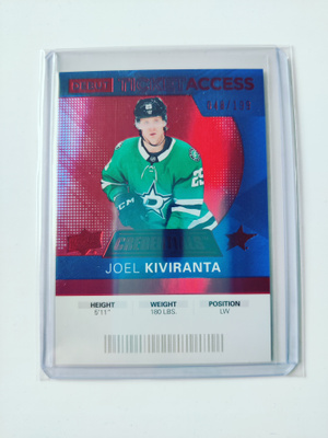 Joel Kiviranta 20-21 Credentials Debut Ticket Access /199