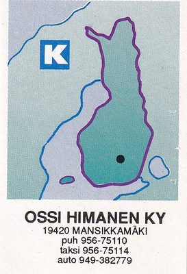 Mansikkamäki, Ossi Himanen Ky, Kesko, kartta s82