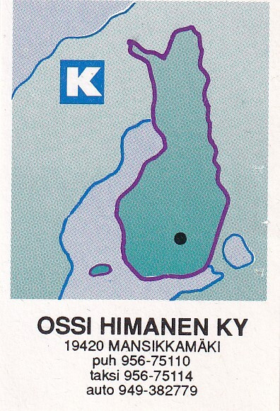 Mansikkamäki, Ossi Himanen Ky, Kesko, kartta s82