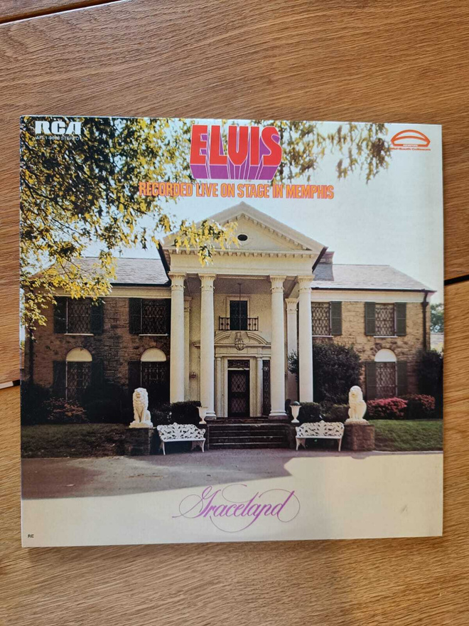 AUCTION - ELVIS RECORDED LIVE ON STAGE IN MEMPHIS LP