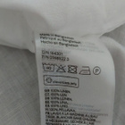 Valkoinen kauluspaita miesten koko XL 100% pellavaa - pikkukuva 5