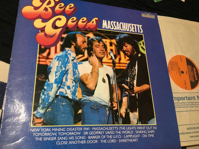 The BeeGees Massachusetts Uk Contour Lp re