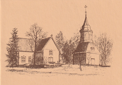 KIRKKOKORTTI - AURAN KIRKKO