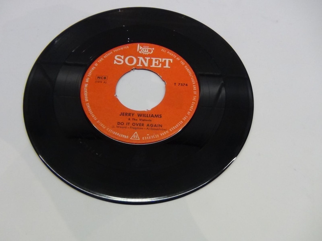 JERRY WILLIAMS & THE VIOLENTS 7´DO IT OVER AGAIN,DANGEROUS..