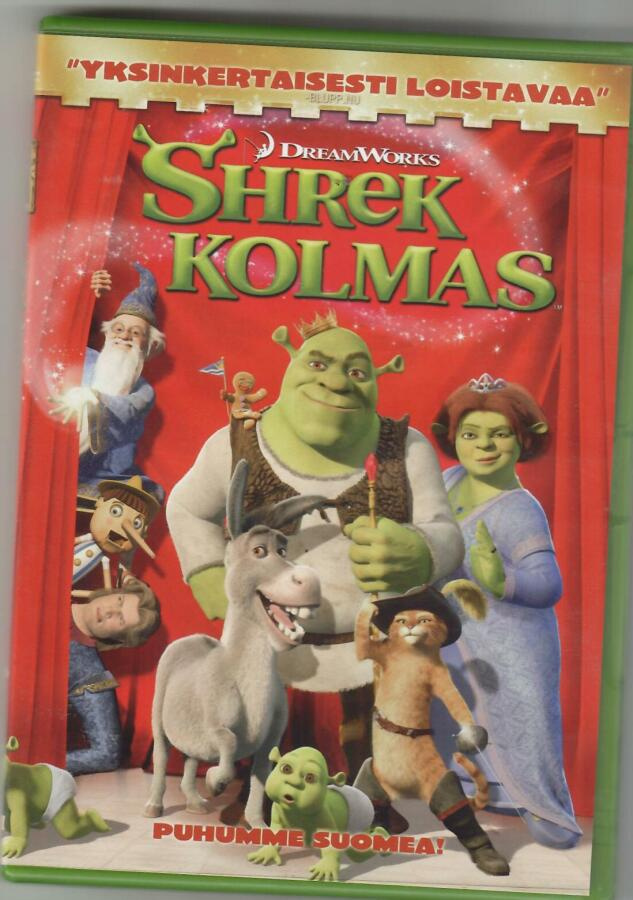 Shrek Kolmas dvd - puhumme suomea