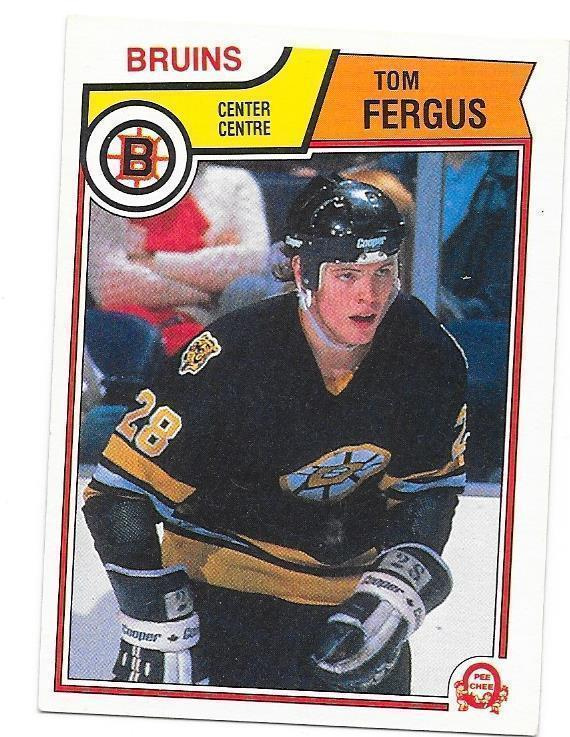 1983-84 OPC #49 Tom Fergus Boston Bruins