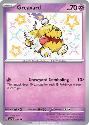 Greavard SVP 070 - Black Star Promo - NM/M