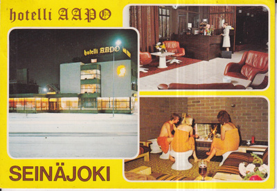 Seinäjoki, Hotelli Aapo, sommitelmakortti ,e115