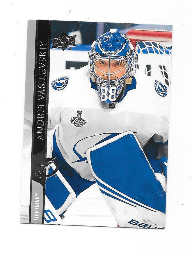 2020-21 Upper Deck #415 Andrei Vasilevskiy Tampa Bay MV