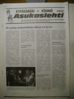 Kypärämäki - Köhniö Nro 2/2007 (26.11)
