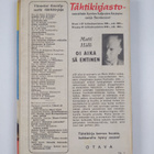 Matti Hälli : Oi, sä aika entinen - pikkukuva 2
