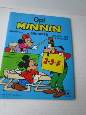 Walt Disney: Opi Minnin seurassa, kirjoitetaan, lasketaan