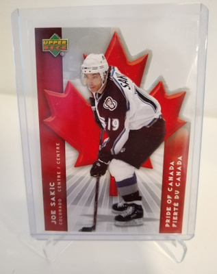 2007-08 Upper Deck McDonald's Pride of Canada Joe Sakic #PC1