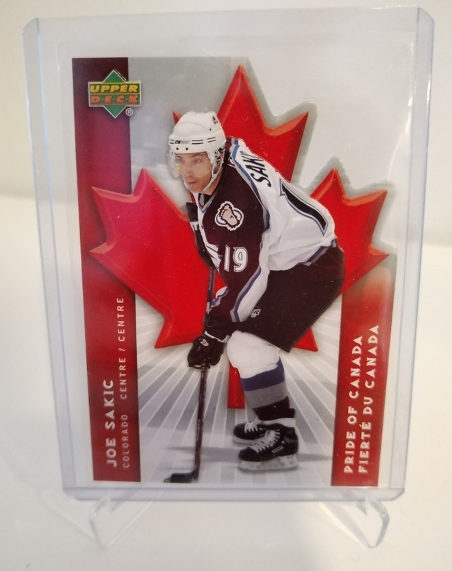 2007-08 Upper Deck McDonald's Pride of Canada Joe Sakic #PC1