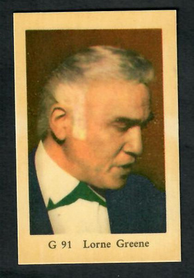 Keräilykuva - Lorne Greene G 91