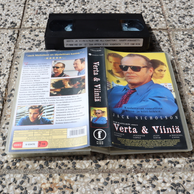 Verta ja Viiniä + Albiino Alligaattori - VHS