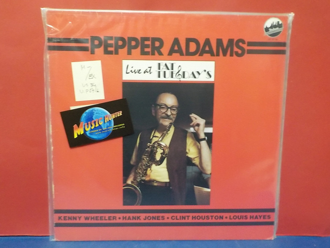 PEPPER ADAMS - LIVE AT FAT TUESDAYS M-/EX U.S -84 LP
