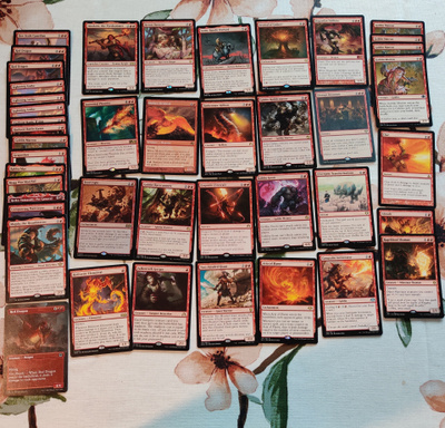 MTG punaisia kortteja 1